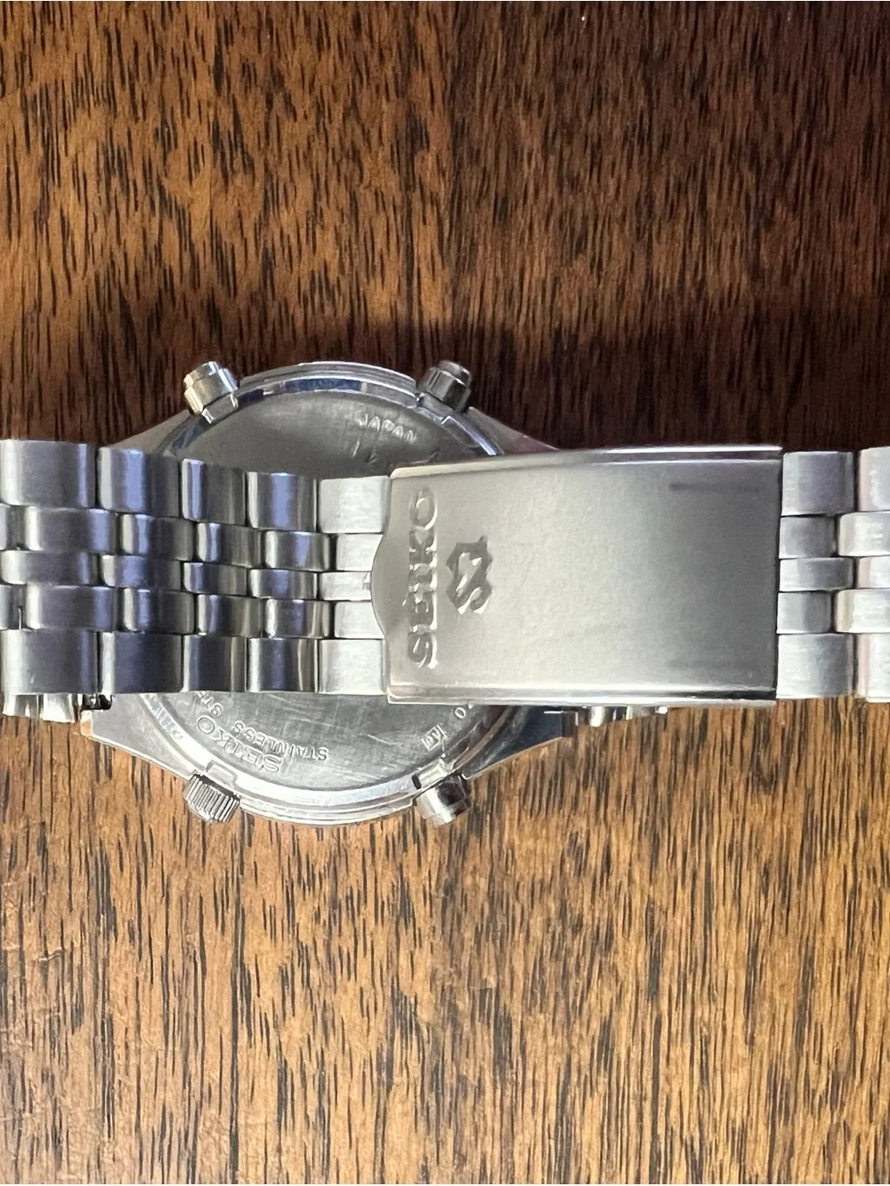 Vintage July 1987 Seiko 7A38-7270 Quartz Chronograph Watch - Original Bracelet